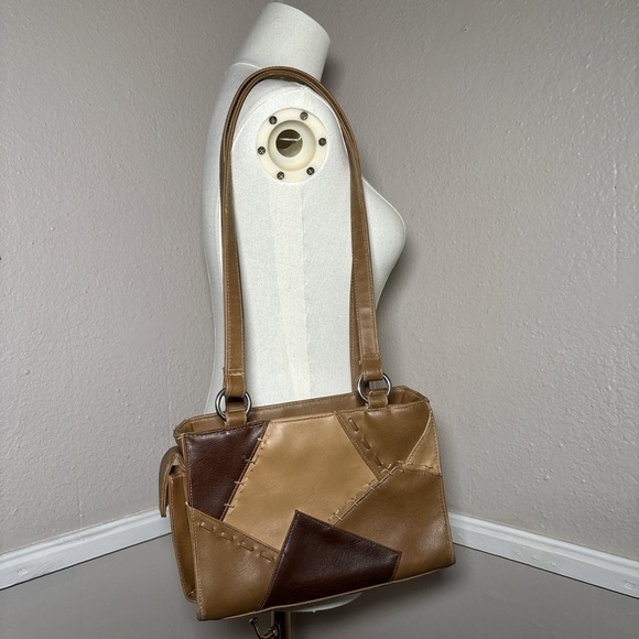 Vintage Patchwork Western Purse Brown - Picture 9 of 9